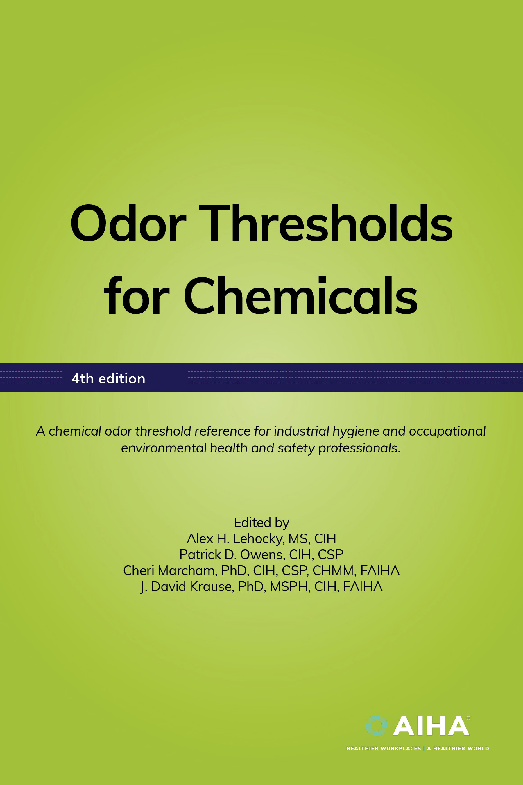 Odor Thresholds for Chemicals, 4th edition cover