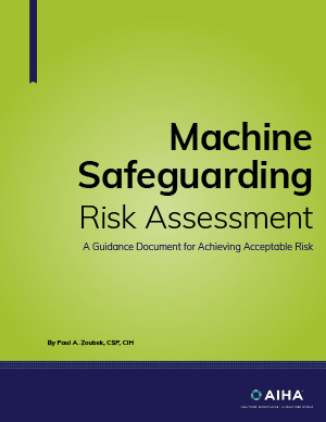 Machine Safeguarding Risk Assessment cover